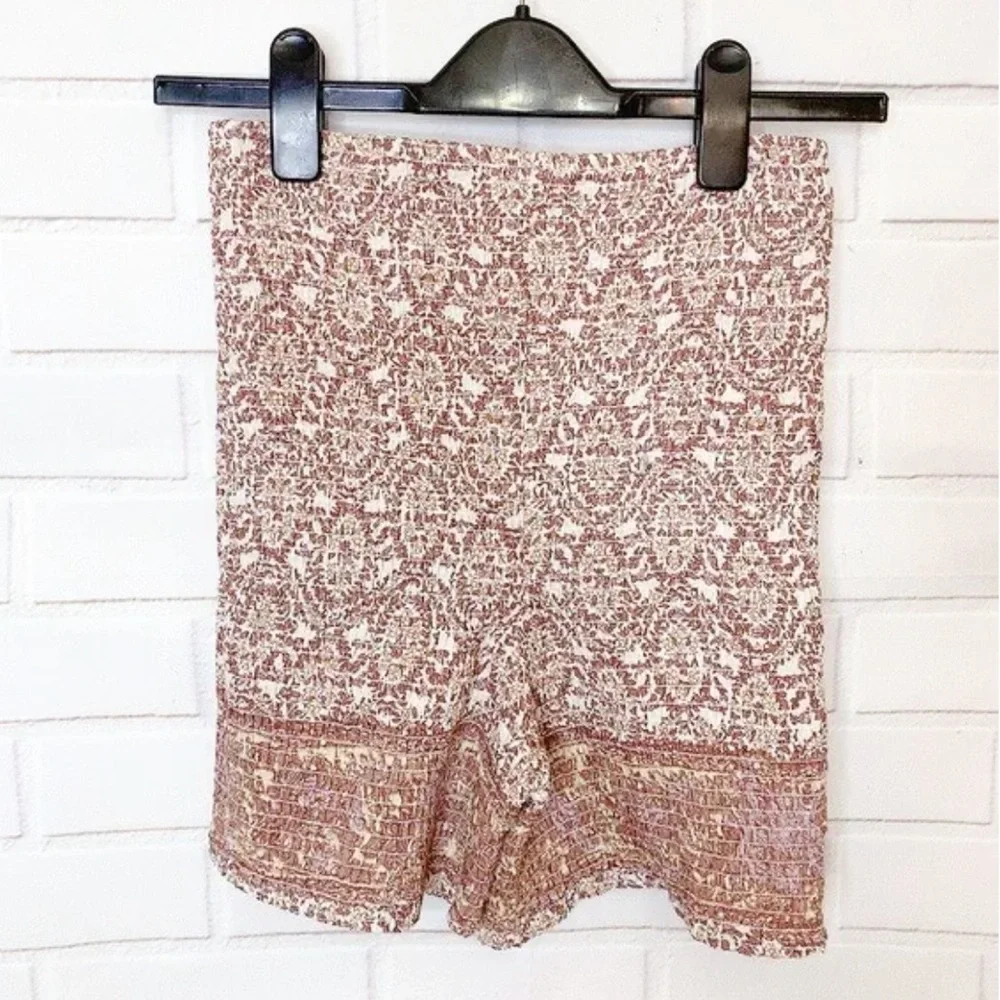 Free People Good As Gold Tassel Tunic Halter Set Brown L - Picture 5 of 6